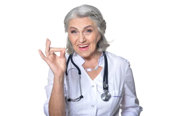 Doctora senior — Foto de Stock