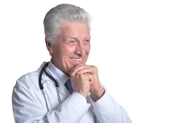 Male doctor with stethoscope — Stock Photo, Image