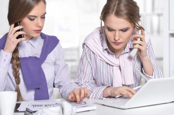 Two women  in relax process Royalty Free Stock Photos