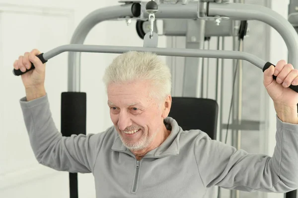 Mature Man Gym Sport Concept — Stock Photo, Image