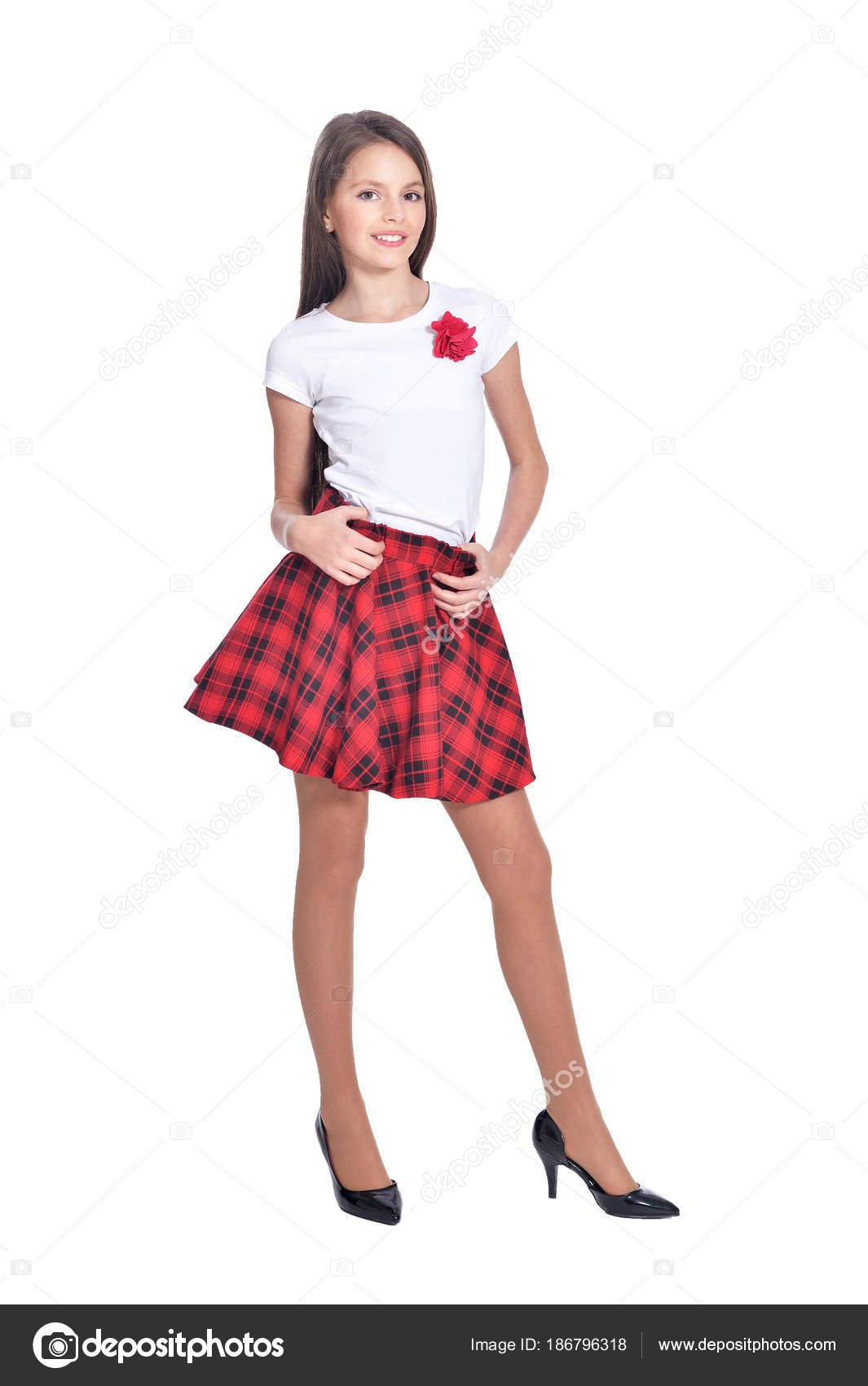 Happy Little Girl Wearing High Heels Posing Isolated White Background Stock Photo By C Aletia Happy Little Girl Wearing High Heels Posing Isolated White Background Stock Photo By C Aletia