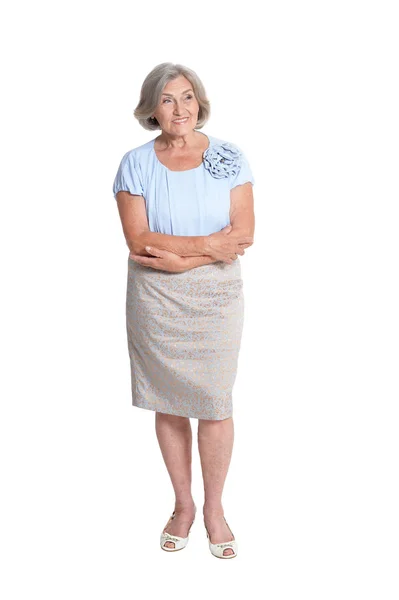 Vrolijke senior vrouw — Stockfoto