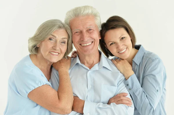 Happy Family Portret — Stockfoto