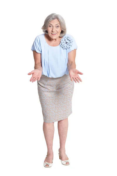 Cheerful senior woman — Stock Photo, Image