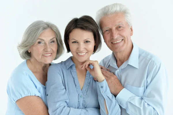 Happy Family Portret — Stockfoto