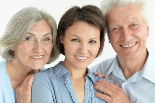 Retrato de familia feliz — Foto de Stock