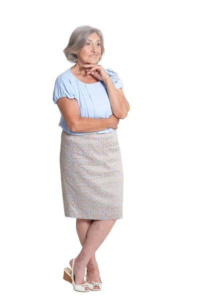 Cheerful senior woman — Stock Photo, Image