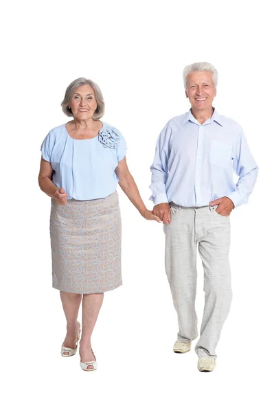 Старшая пара муж и жена — стоковое фото