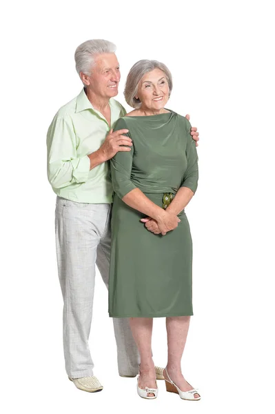 Старшая пара муж и жена — стоковое фото