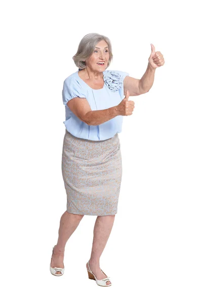 Cheerful senior woman — Stock Photo, Image