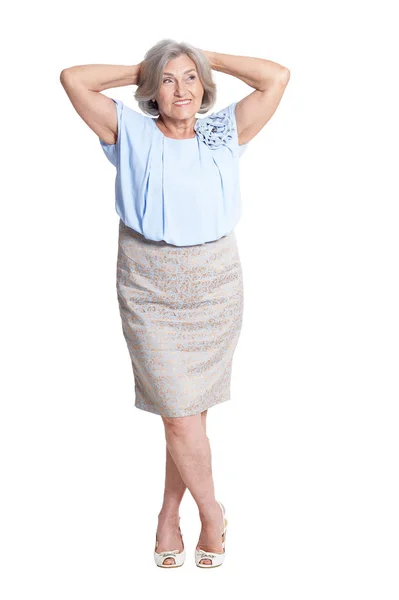 Cheerful senior woman — Stock Photo, Image