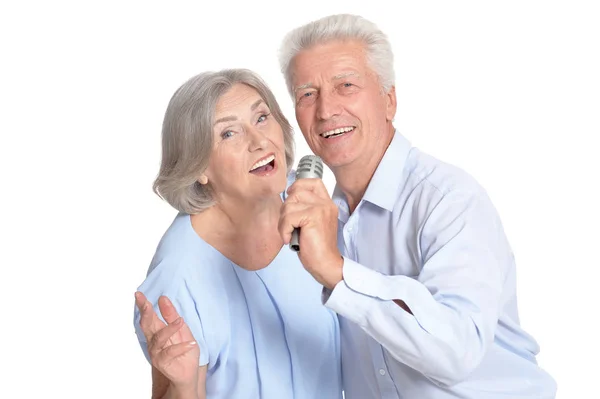 Senior paar man en vrouw — Stockfoto