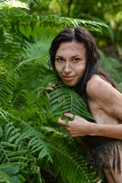 Portrait of a wild girl — Stock Photo, Image