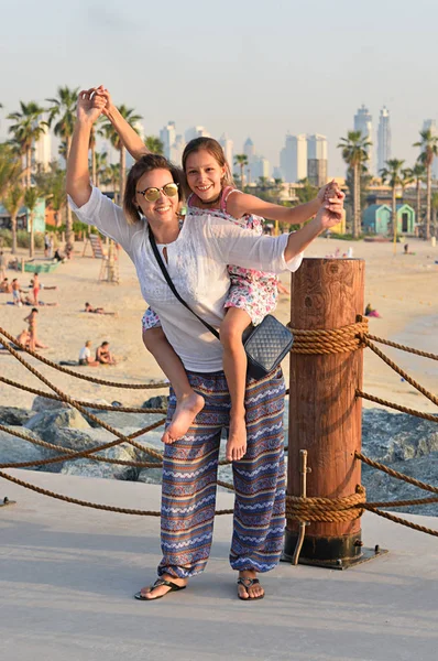 Happy mother with daughter — Stock Photo, Image