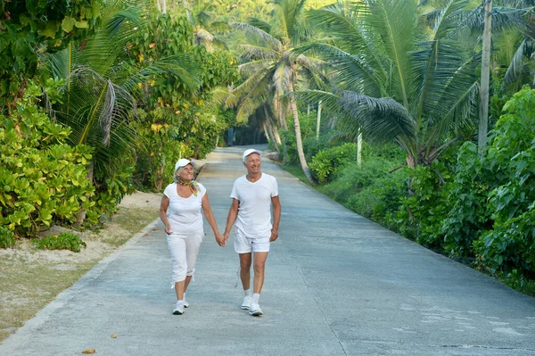 Glückliches Älteres Ehepaar Auf Reisen — Stockfoto