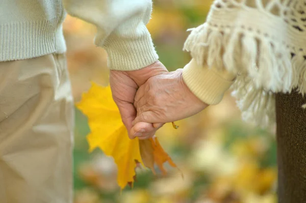 Paar Hand Hand — Stockfoto