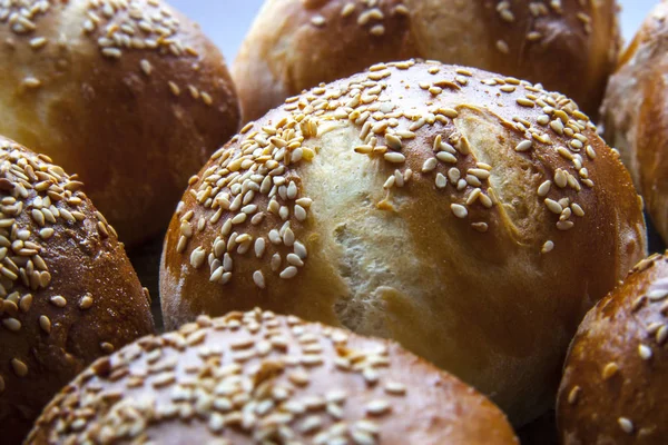 Pan, bollos de repostería — Foto de Stock