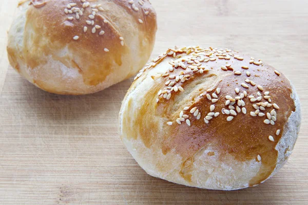 Pan, bollos de repostería — Foto de Stock