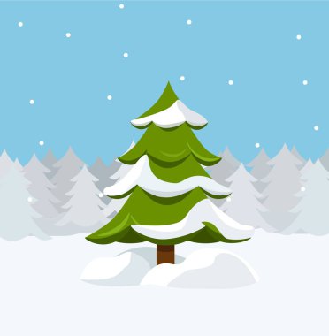 ormanda Noel ağacı