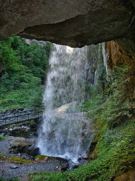 Vodopád Kakueta Zadního Pohledu — Stock fotografie