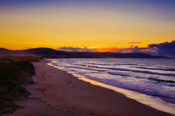 Sahilde günbatımı — Stok fotoğraf