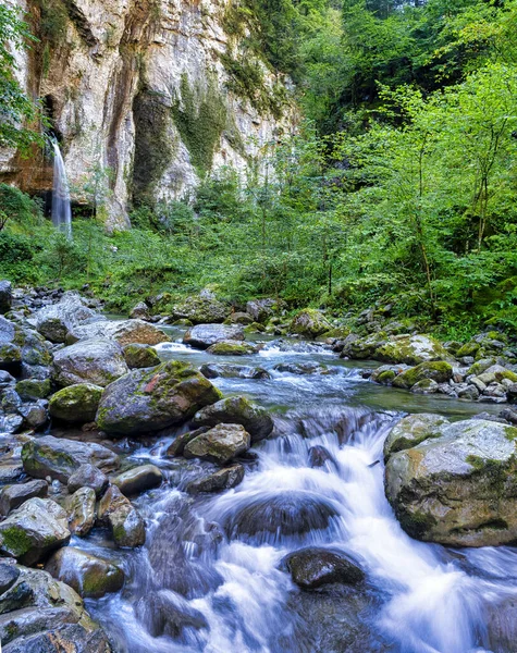 Kakuetta Wasserfall Und Fluss — Stockfoto