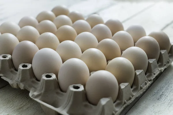 Eggs on the egg tray