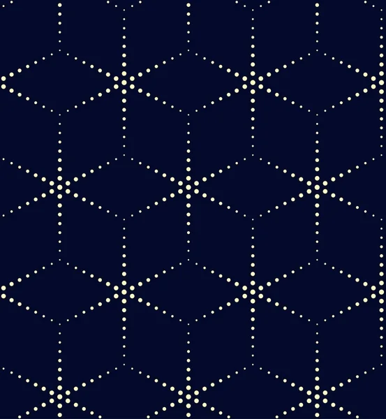 ドット ストライプ星は、光沢のある効果を用いたハーフトーン スタイルの背景をベクトルします。幾何学的なパターン、シームレスな飾り. — ストックベクタ
