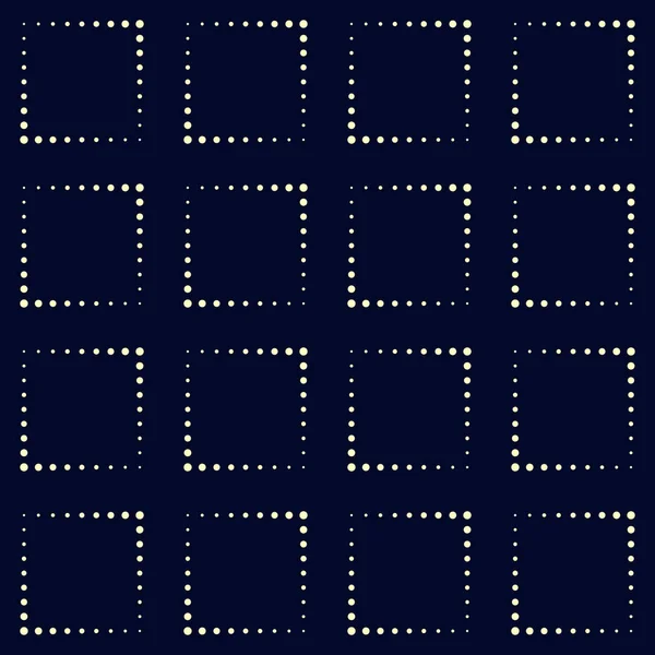 De patroon van de rechthoek van de stip.. De achtergrond van de geometrische vector in halftone stijl met glanzend effect. Naadloze sieraad. — Stockvector