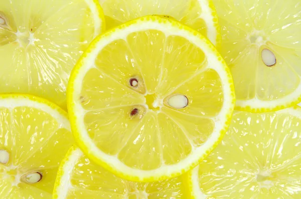 Lemons cut into slices