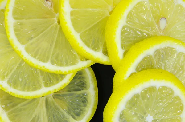 Lemons cut into slices