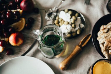 lezzetli aile yemeği evde 