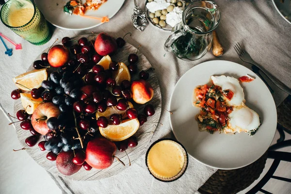 lezzetli aile yemeği evde 