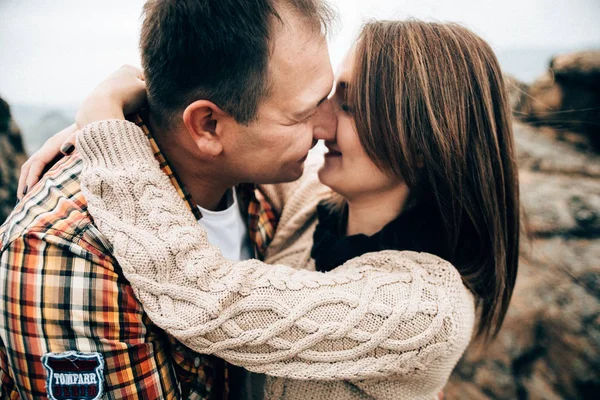 Happy lovers family — Stock Photo, Image