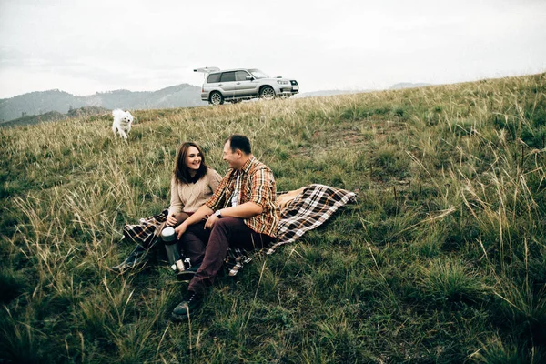 Família amantes felizes — Fotografia de Stock