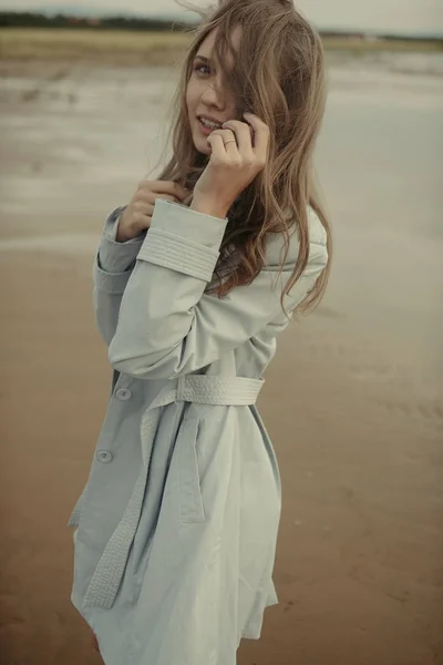 Portrait sexy girl with a beautiful body in the sea Stock Photo