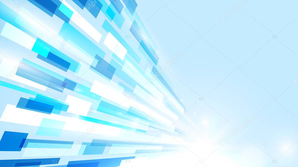 Abstract rectangles motion technology  concept background