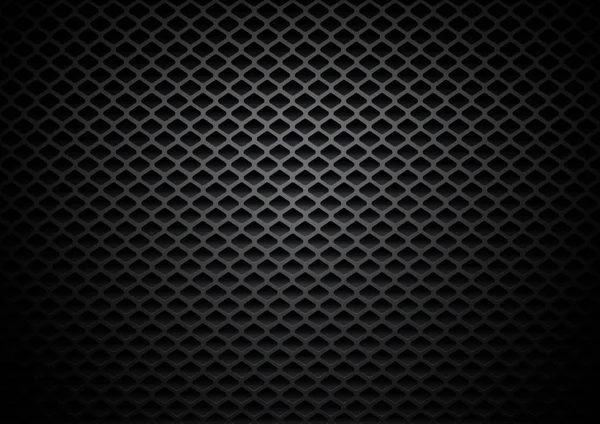 抽象的な黒い四角形メタリックな背景 — ストックベクタ