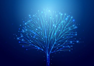 Devre teknoloji arka plan. Fütüristik teknoloji kablosuz