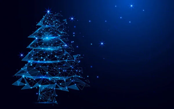 Tel kafes A Noel ağacı işaret--dan yıldızlı mavi zemin üzerine mesh.