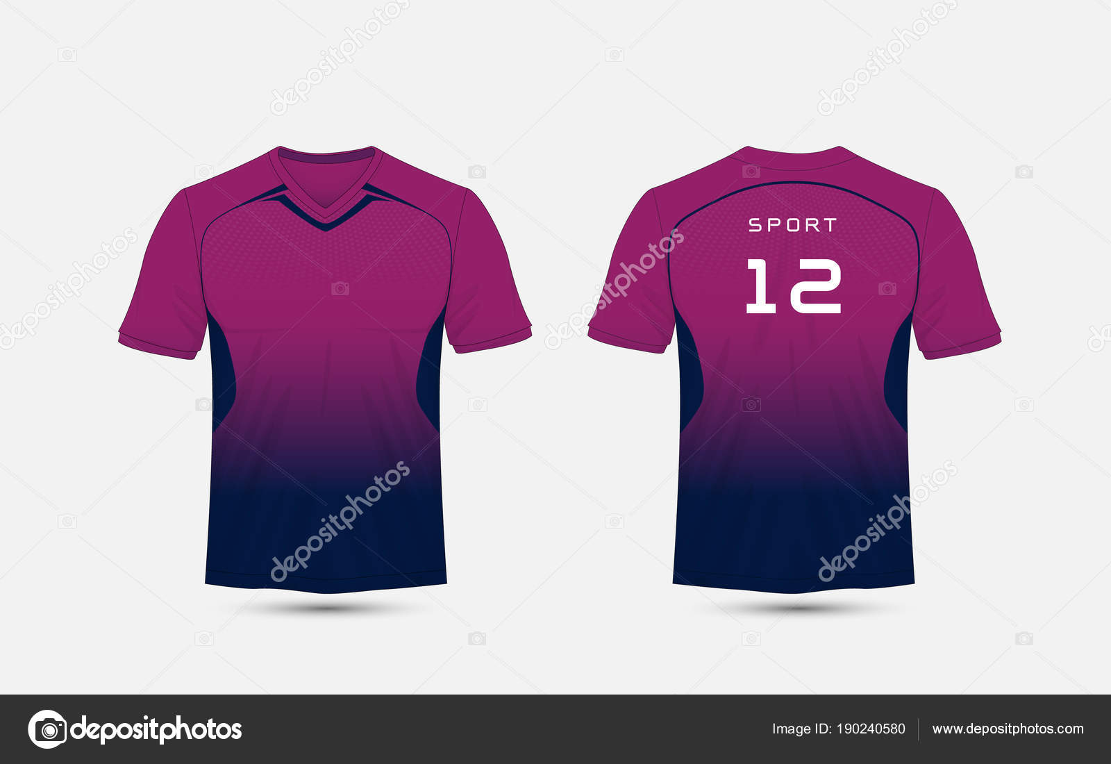 blue and purple jersey