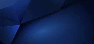 Soyut lüks mavi çokgen arka plan. Tasarımınız için boşluk