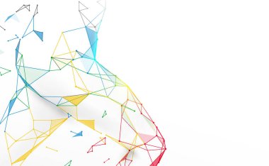 Spor geçmişleri. Koşucu bacakları spor biçimi çizgileri, üçgenler ve parçacık biçimi tasarımı