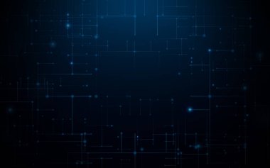 Soyut devre kartı teknolojisi dijital fütüristik arka plan. Yüksek teknoloji dijital teknoloji kavramı