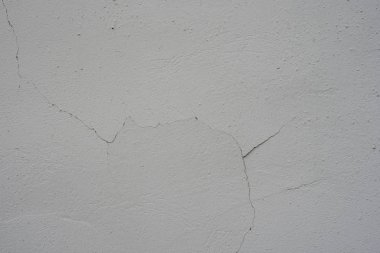 Arka plan gri sıva ile a çatlamak
