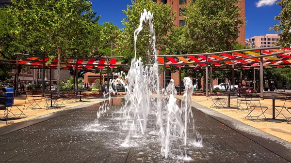 Fonte de água em San Antonio, Texas — Fotografia de Stock