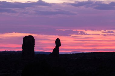 Arches National Park günbatımı
