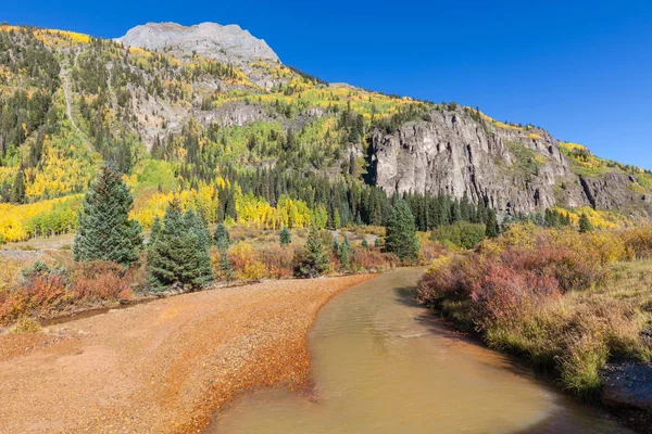 Colorado Mountain Stream en automne — Photo