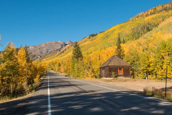 Colorado Mountain Highway in Fall — Stock Photo, Image