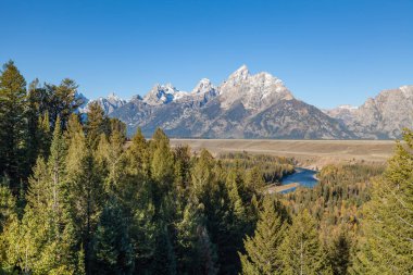 Snake River Overlook Teton görünümü